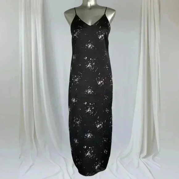 FREE 💟Women’s Long  Black Slip Dress - Picture 4 of 15